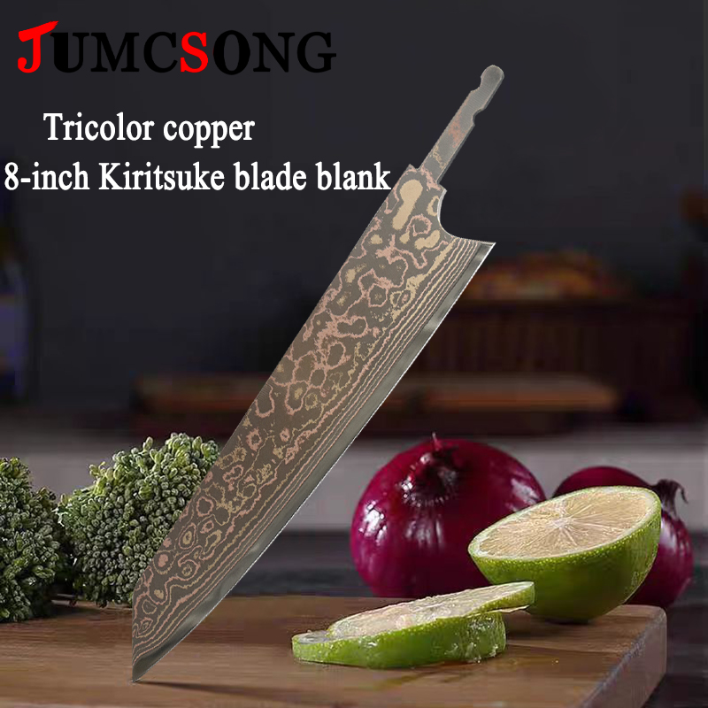 Kitchen Gadgets Plus - JUMCSONG Hoja Kiritsuke Tricolor de Cobre