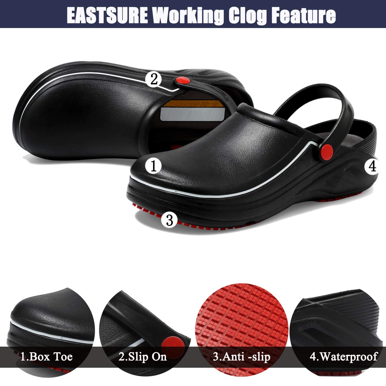 FUQIAO EVA zapatos de Chef de  - Kitchen Gadgets For Men reseña y precio