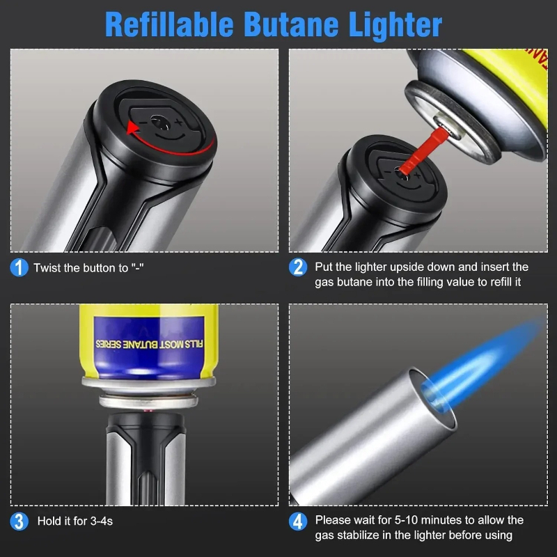 Encendedor de Metal Tipo Pluma - Kitchen Gadgets For Men reseña y precio