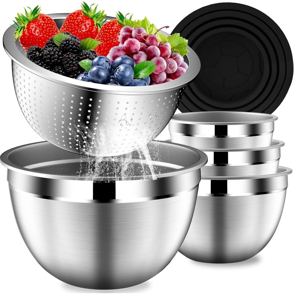 Juego de Tazones para Mezclar  - Stainless Steel Strainer reseña y precio
