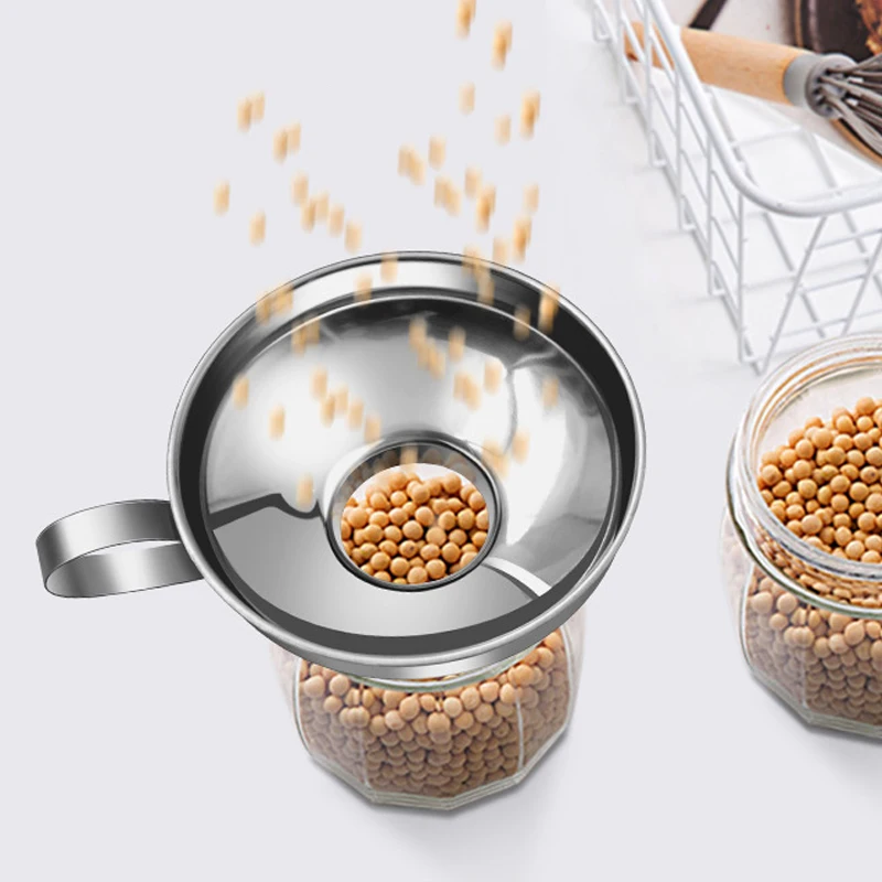 Embudo de boca ancha de acero  - Kitchen Gadgets Popular reseña y precio