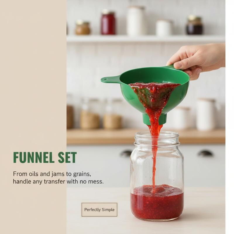 Juego de 2 Embudos de Boca Anc - Kitchen Gadgets Popular reseña y precio